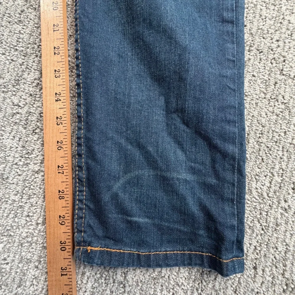 Levi's 502 Regular Taper Jeans Mens 30x32 Blue Dark Wash Denim 29507-0004